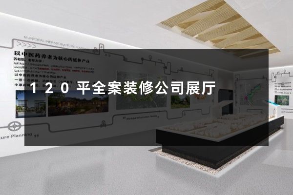 120平全案装修公司展厅