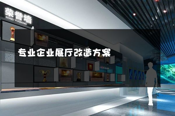 专业企业展厅改造方案