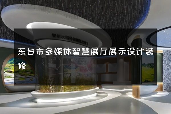 东台市多媒体智慧展厅展示设计装修