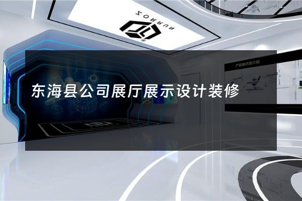 东海县公司展厅展示设计装修