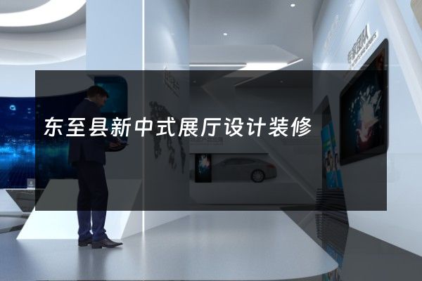 东至县新中式展厅设计装修