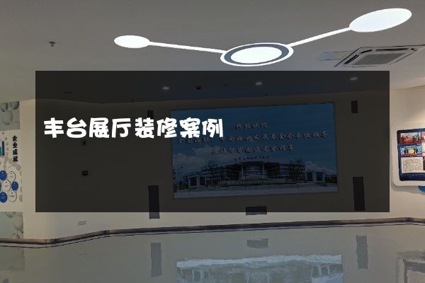 丰台展厅装修案例