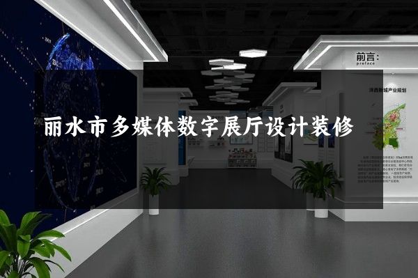 丽水市多媒体数字展厅设计装修