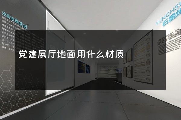 党建展厅地面用什么材质