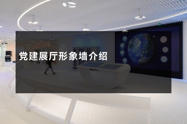 党建展厅形象墙介绍