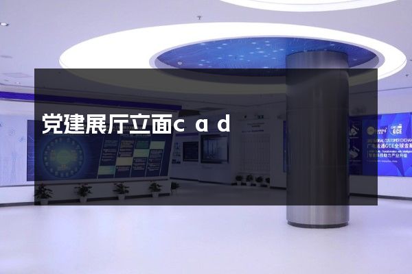 党建展厅立面cad