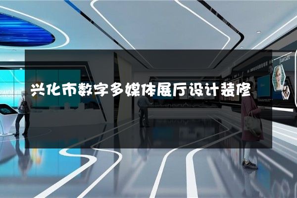 兴化市数字多媒体展厅设计装修