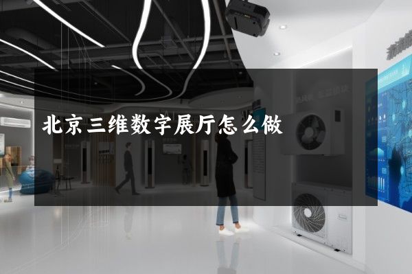 北京三维数字展厅怎么做