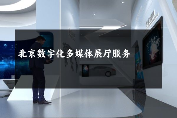 北京数字化多媒体展厅服务