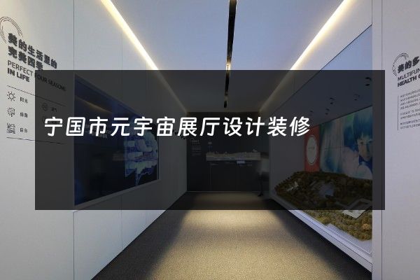 宁国市元宇宙展厅设计装修