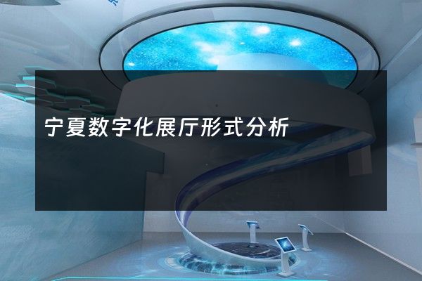 宁夏数字化展厅形式分析