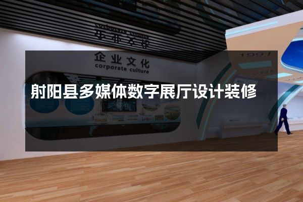 射阳县多媒体数字展厅设计装修