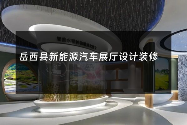 岳西县新能源汽车展厅设计装修