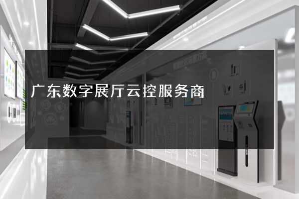 广东数字展厅云控服务商