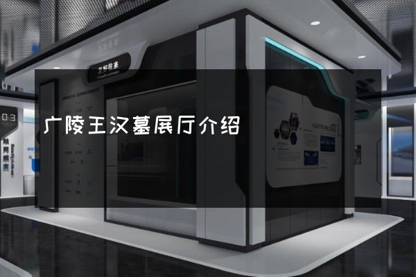 广陵王汉墓展厅介绍