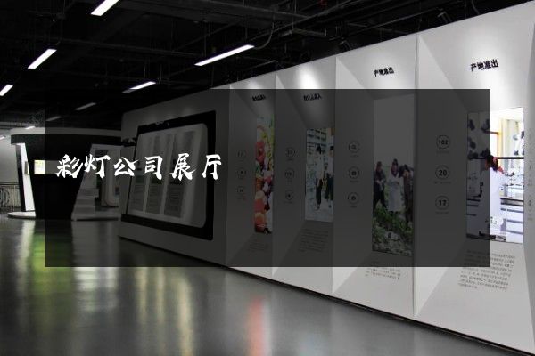 彩灯公司展厅