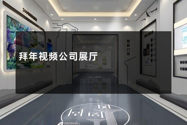 拜年视频公司展厅