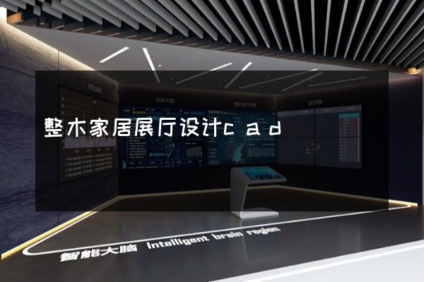 整木家居展厅设计cad