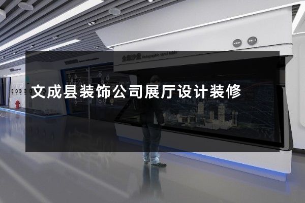 文成县装饰公司展厅设计装修