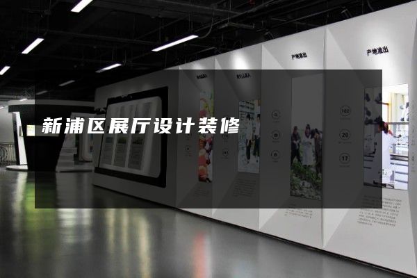 新浦区展厅设计装修