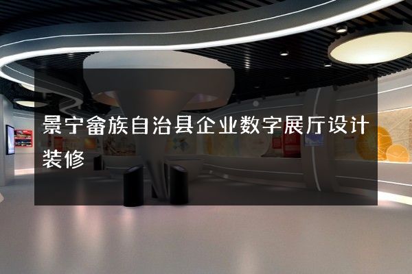 景宁畲族自治县企业数字展厅设计装修