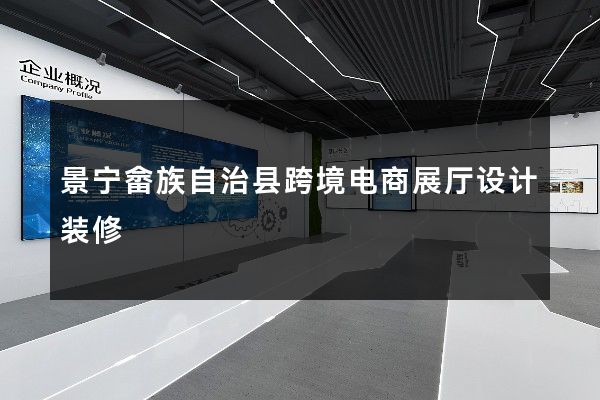 景宁畲族自治县跨境电商展厅设计装修