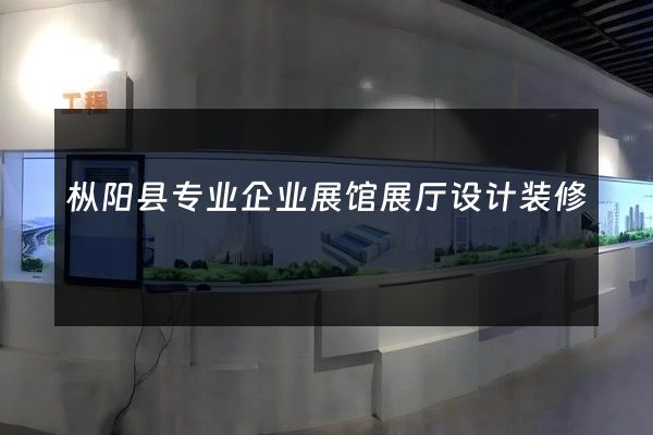 枞阳县专业企业展馆展厅设计装修