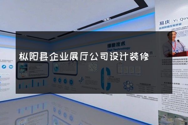 枞阳县企业展厅公司设计装修