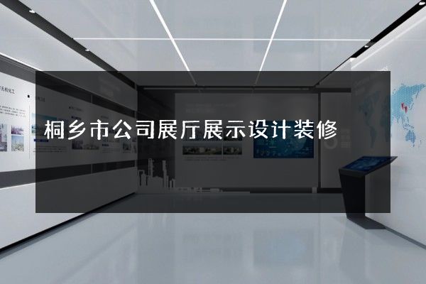 桐乡市公司展厅展示设计装修