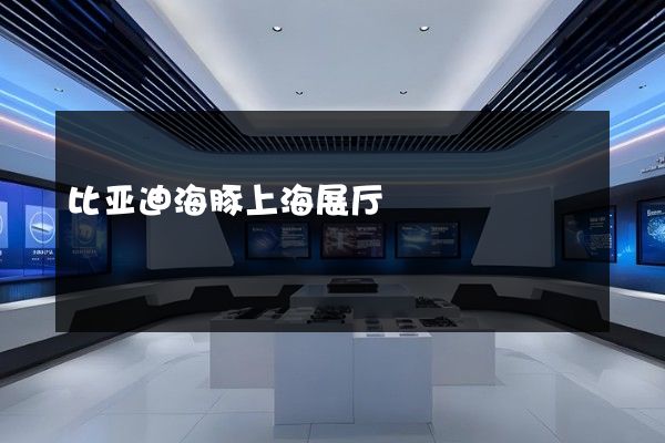 比亚迪海豚上海展厅