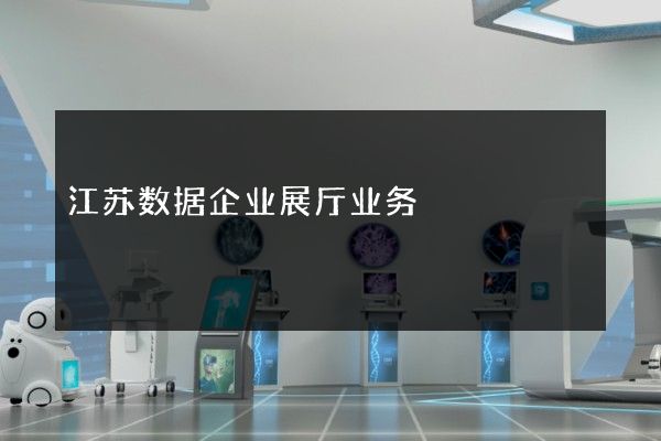 江苏数据企业展厅业务