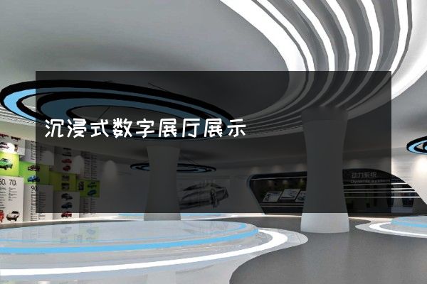 沉浸式数字展厅展示