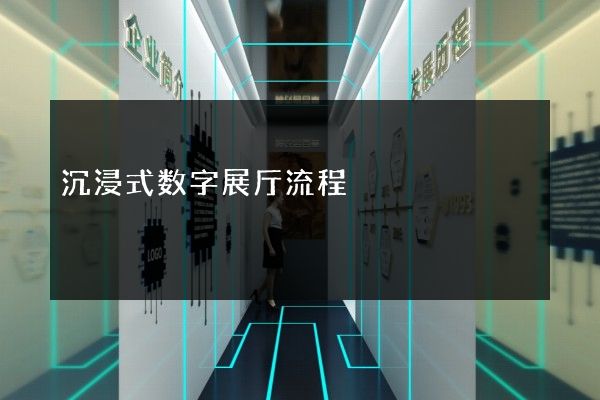 沉浸式数字展厅流程