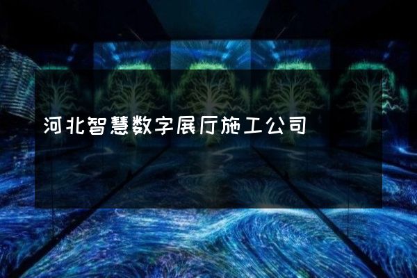 河北智慧数字展厅施工公司