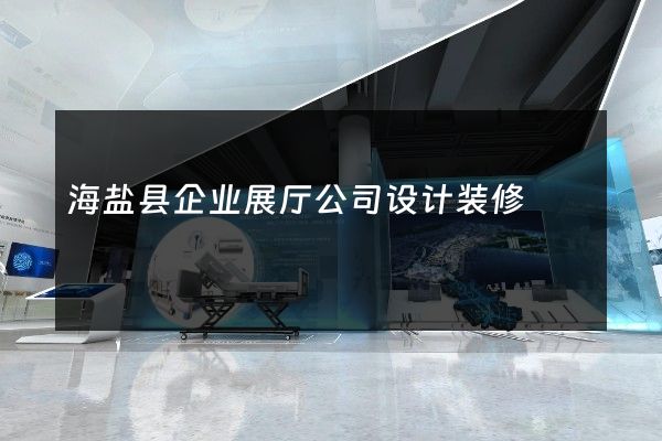 海盐县企业展厅公司设计装修