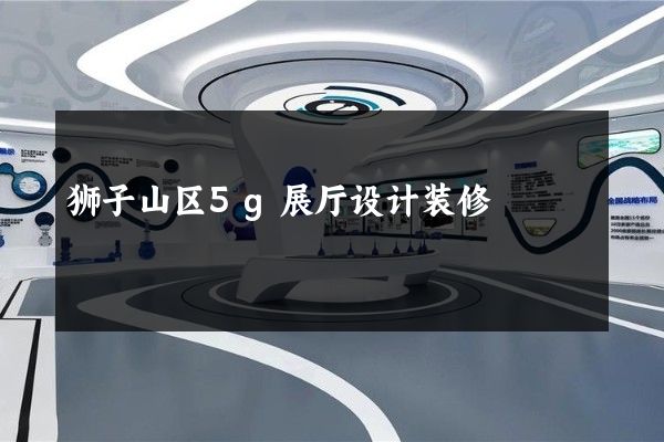 狮子山区5g展厅设计装修