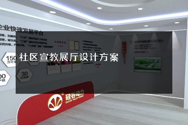 社区宣教展厅设计方案