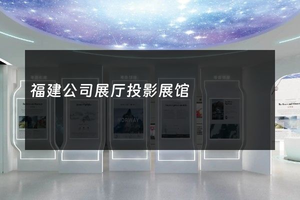 福建公司展厅投影展馆