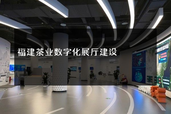 福建茶业数字化展厅建设