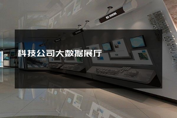 科技公司大数据展厅