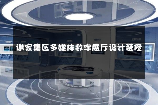 谢家集区多媒体数字展厅设计装修