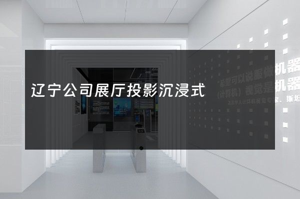 辽宁公司展厅投影沉浸式