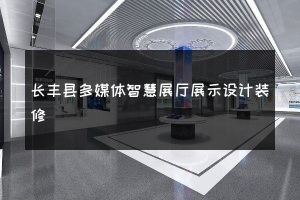 长丰县多媒体智慧展厅展示设计装修