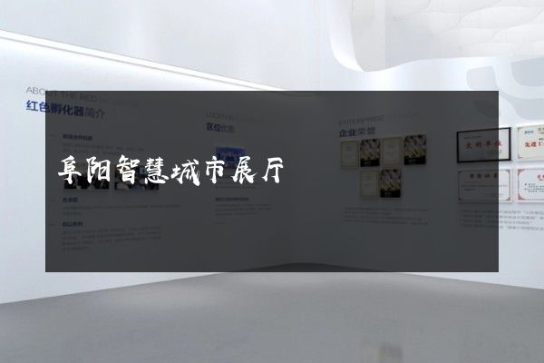 阜阳智慧城市展厅