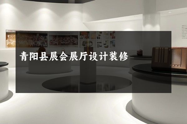 青阳县展会展厅设计装修